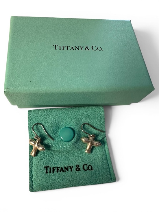 Tiffany & Co. Jewelry - Tiffany & Co Elsa Peretti Dove Earrings Sterling Silver w Box